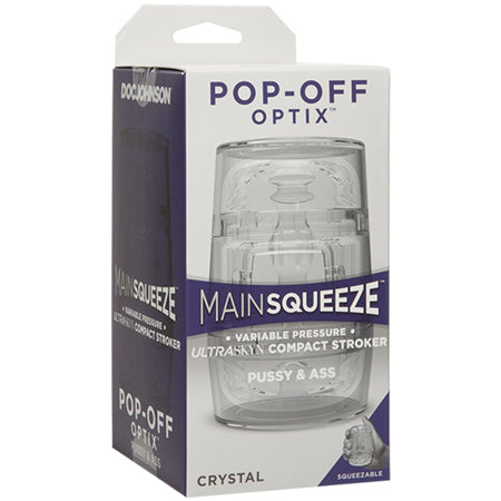 Main Squeeze POP-OFF OPTIX Pussy&Ass Crystal - Not Very Vanilla