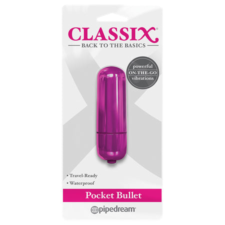 Pipedream Classix Pocket Bullet Vibrator Pink - Not Very Vanilla