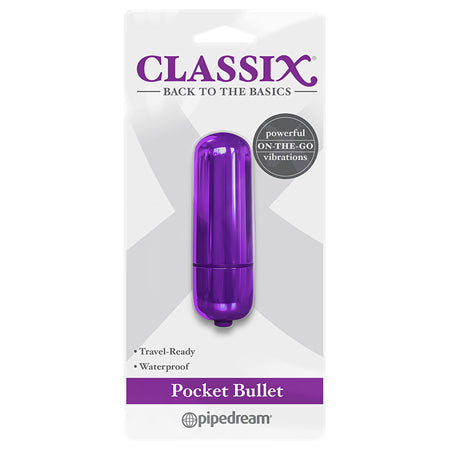 Pipedream Classix Pocket Bullet Vibrator Purple - Not Very Vanilla