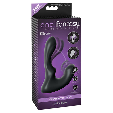 Pipedream Anal Fantasy Elite Collection Ultimate P-Spot Milker Black - Not Very Vanilla