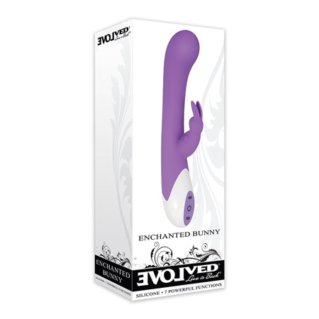 Evolved Enchanted Bunny Silicone Rabbit Vibrator Purple - Not Very Vanilla