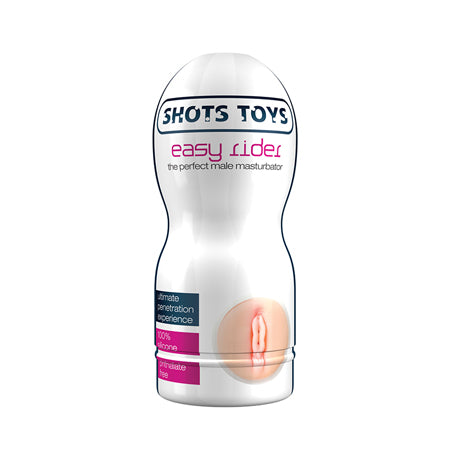 Shots Easy Rider Vagina Masturbator Beige - Not Very Vanilla