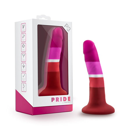 Blush Avant Pride P3 Beauty 5.5 in. Silicone Dildo with Suction Cup - Not Very Vanilla