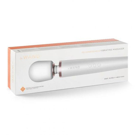 Le Wand Rechargeable Massager Pearl White - Not Very Vanilla