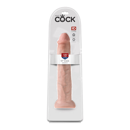 Pipedream King Cock 13 in. Cock Realistic Dildo With Suction Cup Beige - Not Very Vanilla