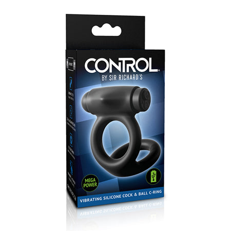 Sir Richard's Control Vibrating Silicone Cock & Ball C-Ring - Not Very Vanilla