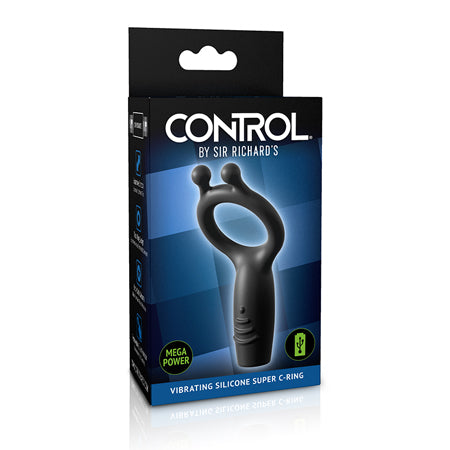 Sir Richard's Control Vibrating Silicone Super C-Ring - Not Very Vanilla