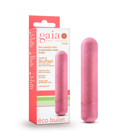 Blush Gaia Eco Bullet Single-Speed Vibrator Coral - Not Very Vanilla