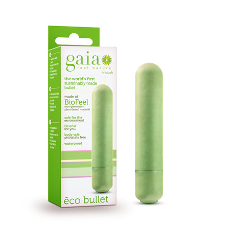 Blush Gaia Eco Bullet Single-Speed Vibrator Green - Not Very Vanilla