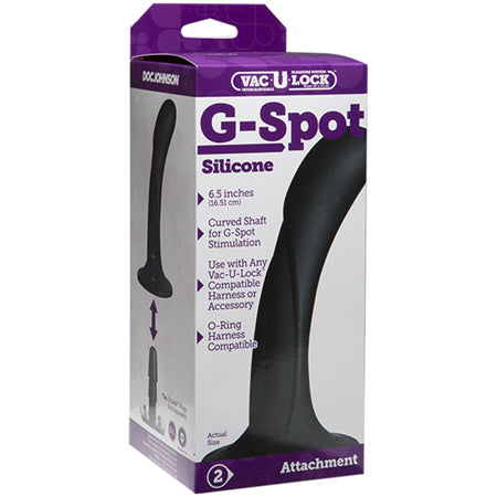 Vac-U-Lock G-Spot Silicone Black - Not Very Vanilla