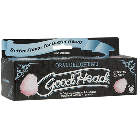 GoodHead Oral Delight Gel 4 oz Tube Cotton Candy - Not Very Vanilla