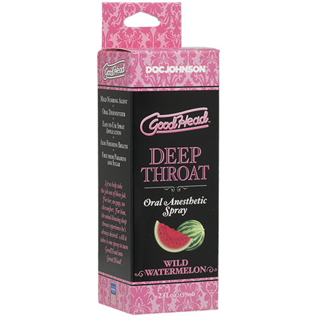 GoodHead Deep Throat Spray Wild Watermelon - Not Very Vanilla