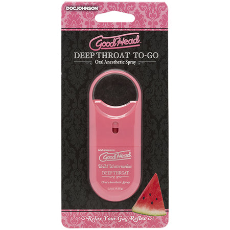 GoodHead Deep Throat Spray To-Go Wild Watermelon .33 oz. - Not Very Vanilla