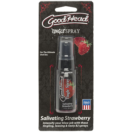 GoodHead Tingle Spray 1 fl. Oz. Salivating Strawberry - Not Very Vanilla