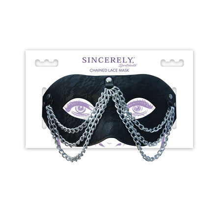 Sincerely, Sportsheets Chained Lace Mask - Not Very Vanilla