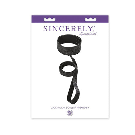 Sincerely, Sportsheets Lace Collar & Leash - Not Very Vanilla