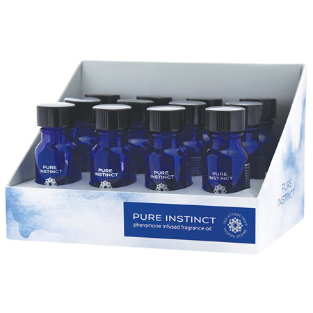 Pure Instinct Pheromone Fragrance Oil True Blue Display of 12 - Not Very Vanilla