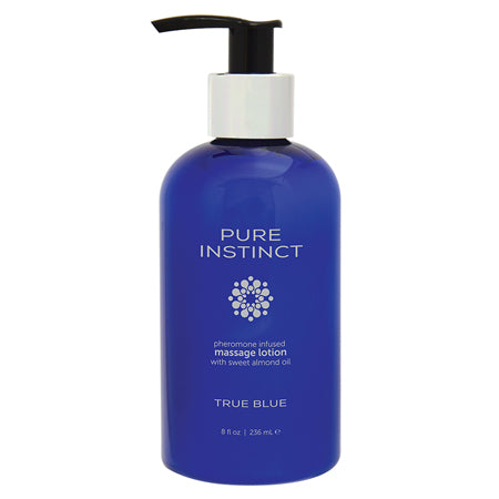 Pure Instinct Pheromone Massage Lotion True Blue 8oz - Not Very Vanilla