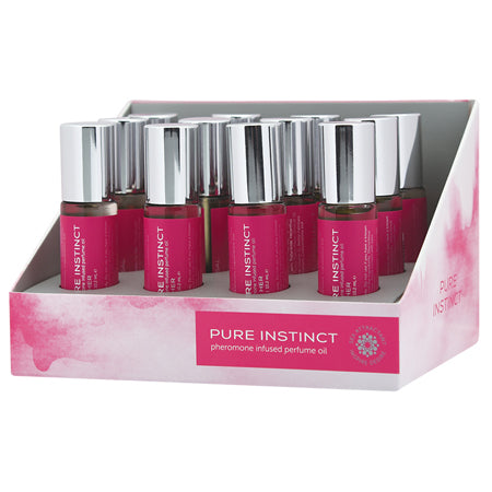 Pure Instinct Pheromone Perfume Oil For Her Roll On 0.34oz Display of 12 - Not Very Vanilla