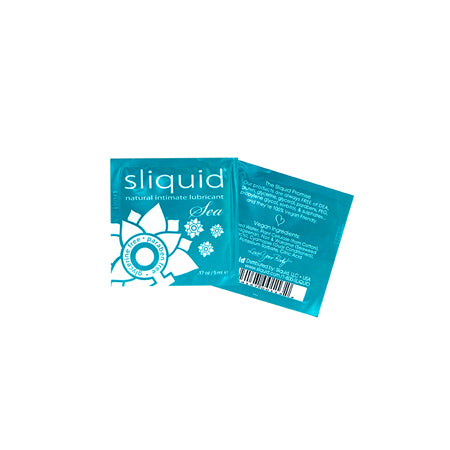 Sliquid Sea Water-Based Lubricant with Seaweed Pillows (200/Bag) - Not Very Vanilla