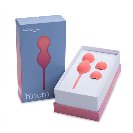 We-Vibe Bloom Rechargeable Silicone Vibrating Kegel Balls Coral - Not Very Vanilla