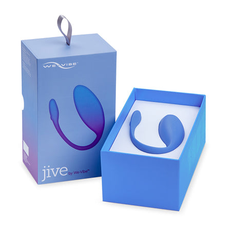 We-Vibe Jive Rechargeable Silicone Wearable Bluetooth Egg Vibrator Blue - Not Very Vanilla