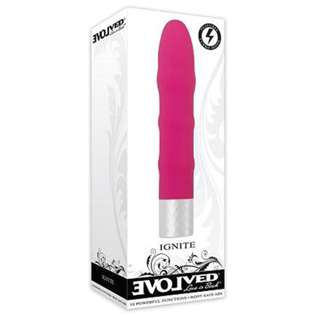 Evolved Ignite 10-Speed Sli mline Vibrator Pink - Not Very Vanilla