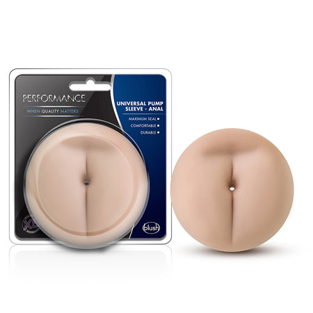 Blush Performance Universal Pump Sleeve Anal Beige - Not Very Vanilla