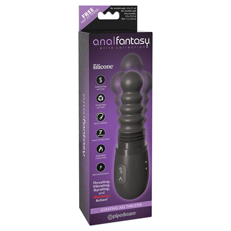 Pipedream Anal Fantasy Elite Collection Gyrating Ass Thruster Black - Not Very Vanilla