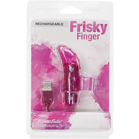 Frisky Finger Rechargeable Pink - Not Very Vanilla