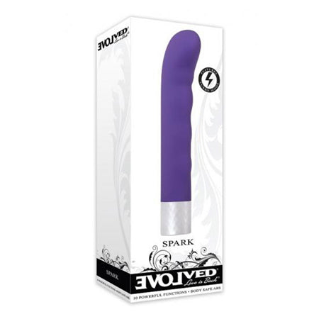 Evolved Spark Rechargeable G-Spot Vibrator Purple - Not Very Vanilla