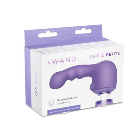 Le Wand Petite Ripple Weighted Silicone Attachment - Not Very Vanilla