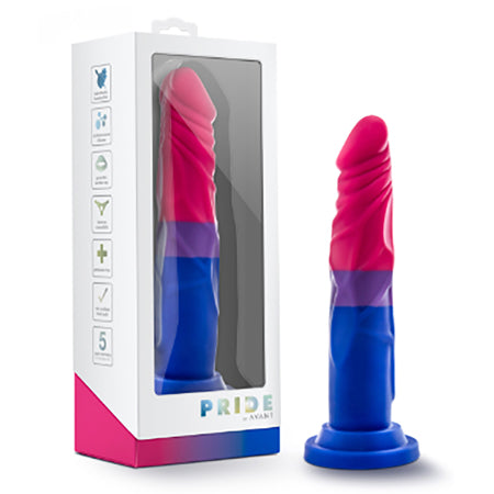 Blush Avant Pride P8 Love 7.5 in. Silicone Dildo with Suction Cup - Not Very Vanilla