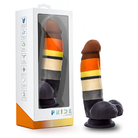 Blush Avant Pride P9 Bear 7 in. Silicone Dildo with Balls & Suction Cup - Not Very Vanilla