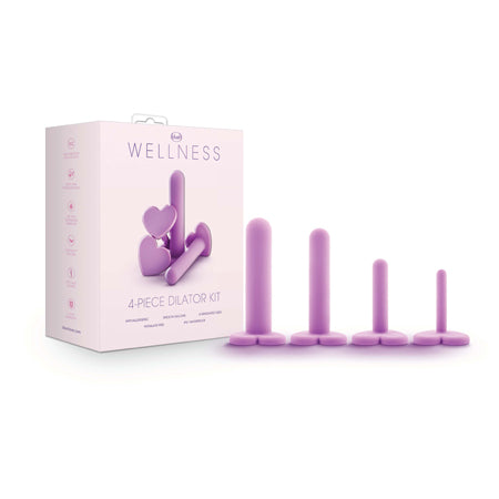 Blush Wellness 4-Piece Silicone Dilator Kit Purple - Not Very Vanilla