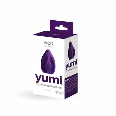 VeDO Yumi Rechargeable Finger Vibe - Deep Purple - Not Very Vanilla