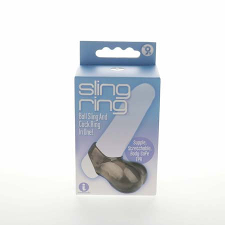 The 9's Sling and Ring Cock Ring and Ball Sling - Not Very Vanilla