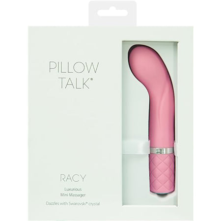 Pillow Talk Racy Mini Massager Pink - Not Very Vanilla