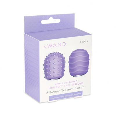 Le Wand Petite Silicone Texture Covers 2-Pack - Not Very Vanilla