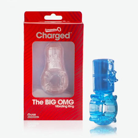 Big OMG Vibrating Ring Blue - Not Very Vanilla