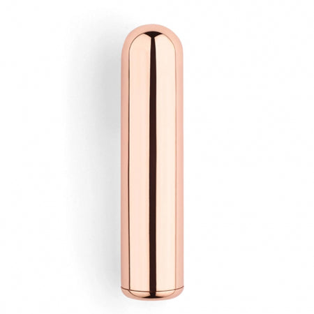 Le Wand Chrome Bullet Rechargeable Vibrator Rose Gold - Not Very Vanilla