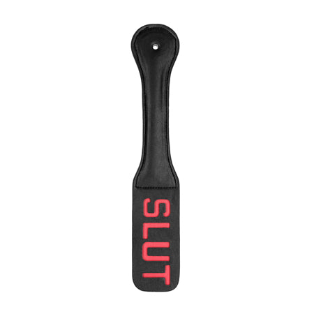 Ouch! 'Slut' Paddle Black - Not Very Vanilla