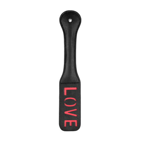 Ouch! 'Love' Paddle Black - Not Very Vanilla