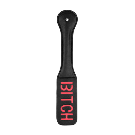 Ouch! 'Bitch' Paddle Black - Not Very Vanilla