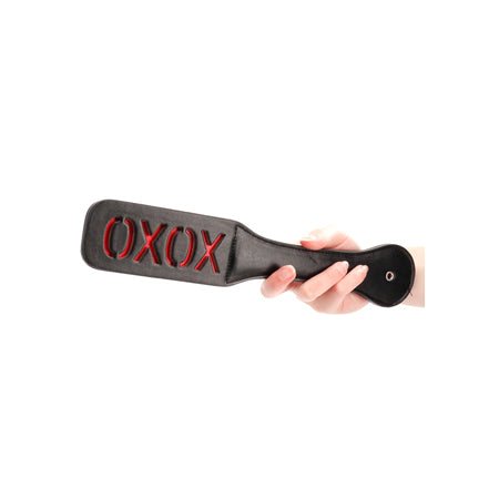 Ouch! 'XOXO' Paddle Black - Not Very Vanilla