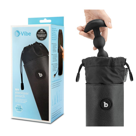 b-vibe UV Sterlizer Pouch Black - Not Very Vanilla