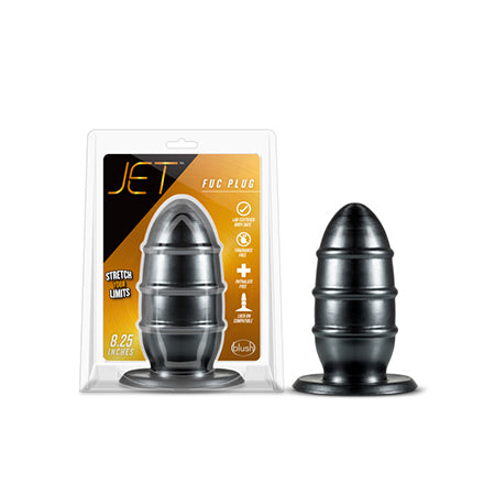 Blush Jet Fuc Plug 8.25 in. Carbon Metallic Black - Not Very Vanilla