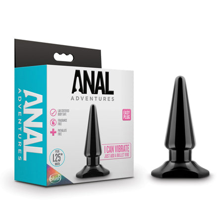 Blush Anal Adventures Easy Plug Black - Not Very Vanilla