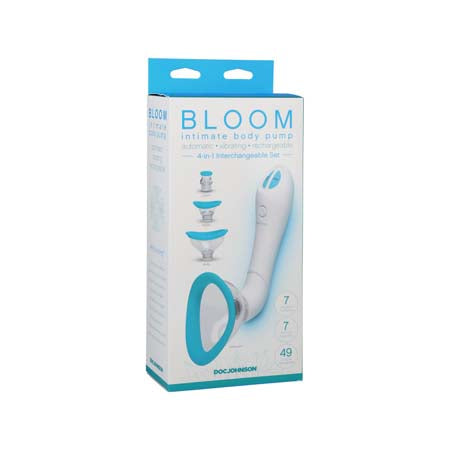 Bloom - Intimate Body Pump - Automatic - Vibrating - Rechargeable Blue/White - Not Very Vanilla