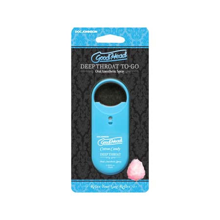 GoodHead - Deep Throat Spray To-Go - Cotton Candy - 0.30 fl. oz. - Not Very Vanilla